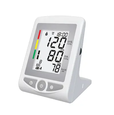 Monitor de presión arterial digital tipo brazo de precio de fábrica femenino
